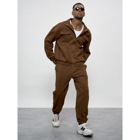 Sports suit men's, size 48, brown color-12