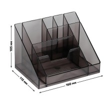 Organizer stand for the Cascade office, tinted gray
