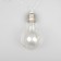 Garland “thread” 3 m with nozzles “light bulbs”, IP20, silver thread, 100 LED, white glow, 3.5 V