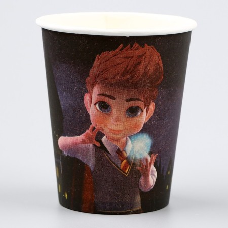 A one -time paper glass "Magic Birthday", 250 ml, a set of 6 pieces-3