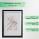 Photo frame Plastic "Mira" 13x18 cm, 636477-5, black with silver (plastic screen)