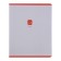 Subject notebook monocolor.element, 48 sheets in the Chemistry Cage, covered cardboard, lamination of software touch, selective varnish, offset block 70 g/m2
