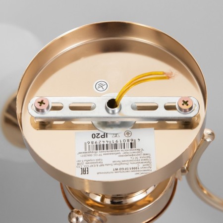 Ceiling Ceiling Ellie 3x40W E27 Gold 52x52x30 cm-8