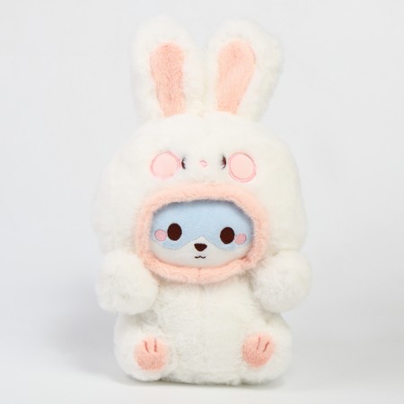 Soft toy "cat in a hare costume", 23 cm