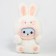 Soft toy "cat in a hare costume", 23 cm