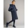 Coat insulated for a girl, height 128 cm