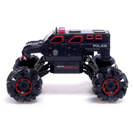 Radio-controlled machine "Jeep-Akobat", 4WD, movement in all directions, batteries, red color-1