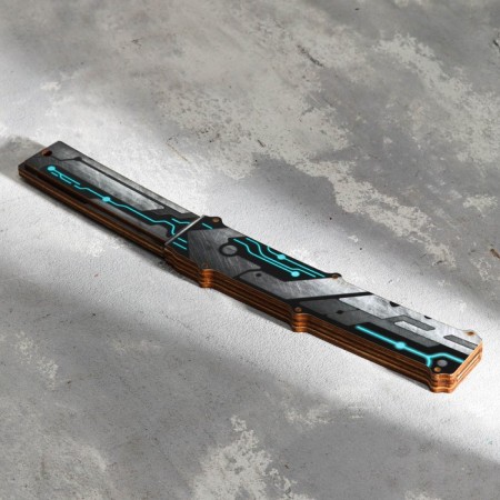 Wooden souvenir "Tanto knife" transistor-1
