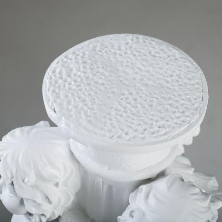 Figure - stand "Three Angels on the Ball" White, 26x26x44cm-3