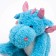 Soft toy "Dragon", 21 cm, blue color