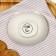 Deep plate ceramic “cat”, 13 x 11 x 5.5 cm, 300 ml, white color