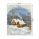 The tablecloth “Winter evening”, rectangular, Saten, size 145x180 cm
