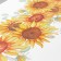 Stick plastic interior color "Bright strip of sunflowers" 30x90 cm
