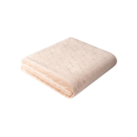 Dusty Rose blanket, size 150x200 cm, pink color-2