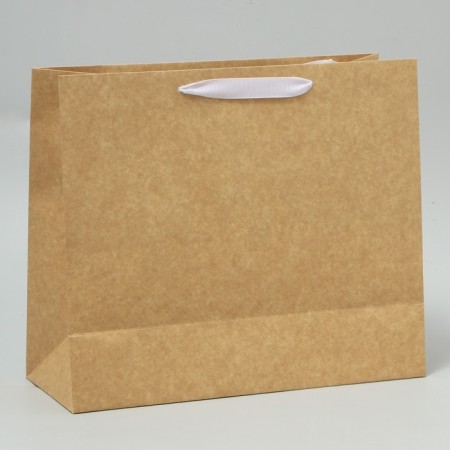 Craft package with a plastic window "Happiness", 31 x 26 x 11 cm, New Year-2