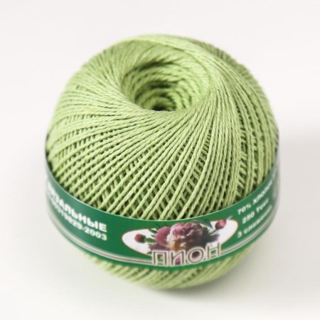 Knitting thread "Peony" 200m/50g 70% cotton, 30% viscose color 2301-1