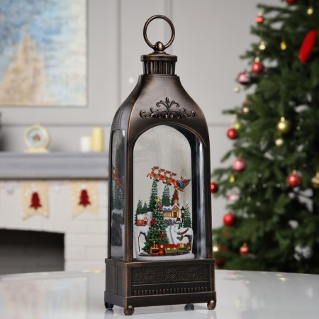 LED figure “New Year tree”, 36x12.8x6.5 cm, music, aah3, USB, glow warm white-1