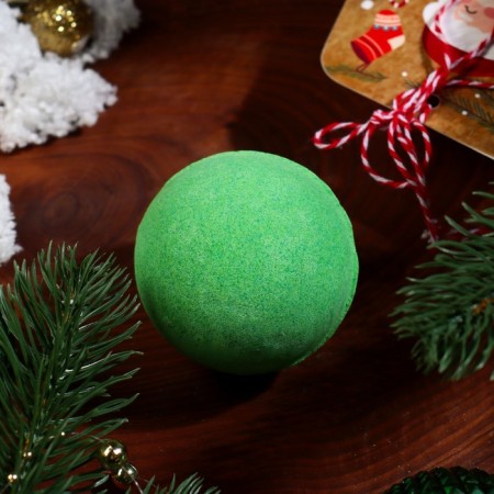 New Year's bomb for the bath "Santa Claus", Zeleny, 120 gr.-2