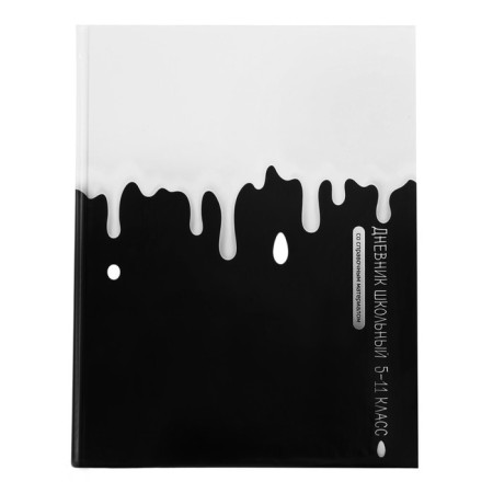 Diary for grades 5-11, 48 sheets "paint", hard cover, glossy lamination, universal cheat sheet, block 65g/m2