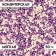 Confectionery sprinkling with the soft center "Bead": lilac, silver, 50 g