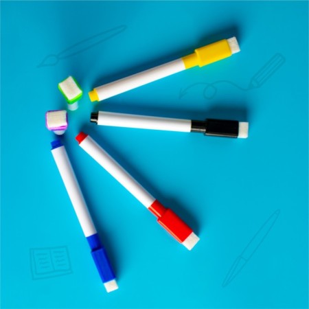 Water -based color marker, set 6 pcs., Without a magnet-4