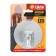 Hook "Power of attraction" on silicone mount, silver, diameter 10 cm