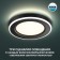 Luminer built -in LED NovOCH. Span, 12W, LED, 30x170x170 mm, black color
