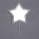 Set for decorating the cake: Topper "Happy Birthday", 1 pc., 10 candles