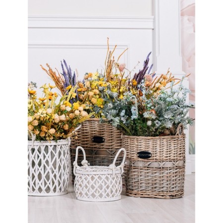 Artificial flower "St. John's wort", height 65 cm, yellow color-1