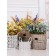 Artificial flower "St. John's wort", height 65 cm, yellow color