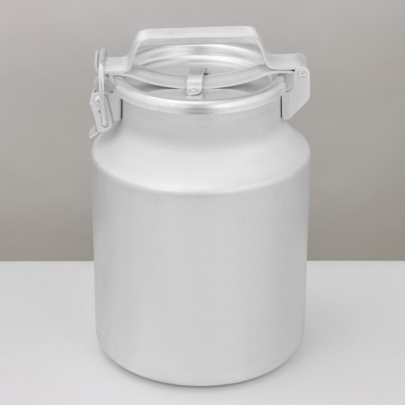 Aluminum can, 10 l, with a lid-1