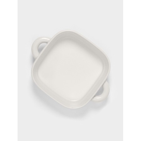 The baking form of the share "marshmallows", 1.5 l, 21 × 21 cm, square, ceramics, white-2