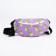 Lightning waist bag, lilac color