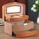 Casket to the leatherette for decorations chest "Chocolate" Combined 13x15x21.5 cm