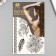 Tattoo on the body Black "feathers" 25x15 cm