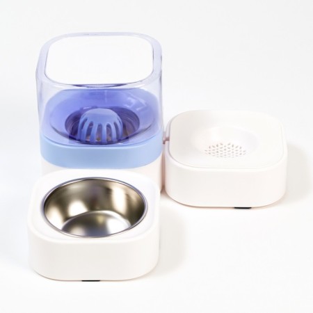Auto feeder with a removable lid, a container of 1.8 liters, purple-1