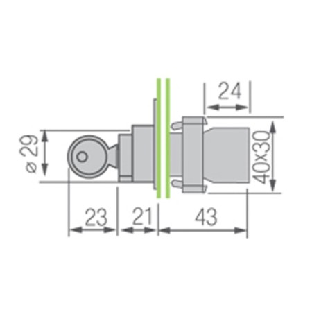 BD21 2P switch with NO lock-6