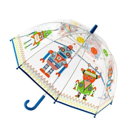Umbrella Djeco "Robots", 8 spokes