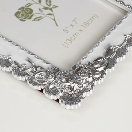 Photo frame 13x18 cm "roses with ribbons" with white 22.5x17.5 cm-2