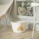 Basket for storing manual weaving rainbow, size 30x40x25 cm
