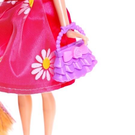 Carbonnic-model “Kira” doll in a dress, with accessories, mix-1