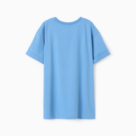 T -shirt female, blue color, size 50-3