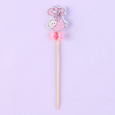 Skewers "Lyalki", gender, pink, in a set of 6 pieces-3
