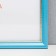 Photo frame plastic 25x35 cm, (plastic screen), blue with gold