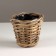 Kashpo wicker, d14xh13cm, gray, rattan