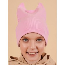 Children's hat, size 53-54, pink color