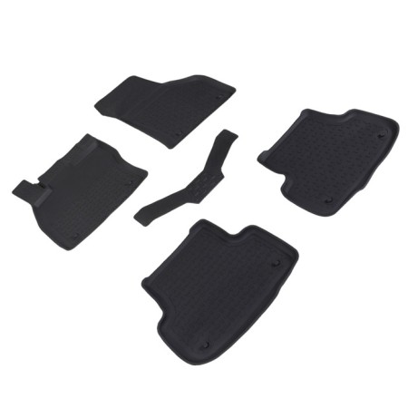Rubber mats with high side for Audi A3, 2012-