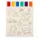 Coloring "dinosaurics", 2 sheets, 6 colors of paint, brush