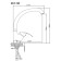BouOU B8173-10HF kitchen mixer, 40 mm cartridge, single-leaf, brass, chrome