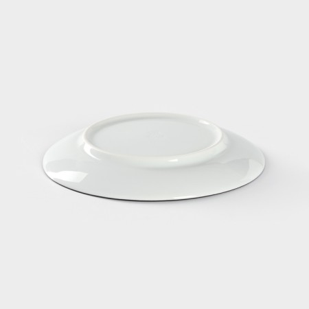 Porcelain plate "Palette", d = 17.5 cm, white-2